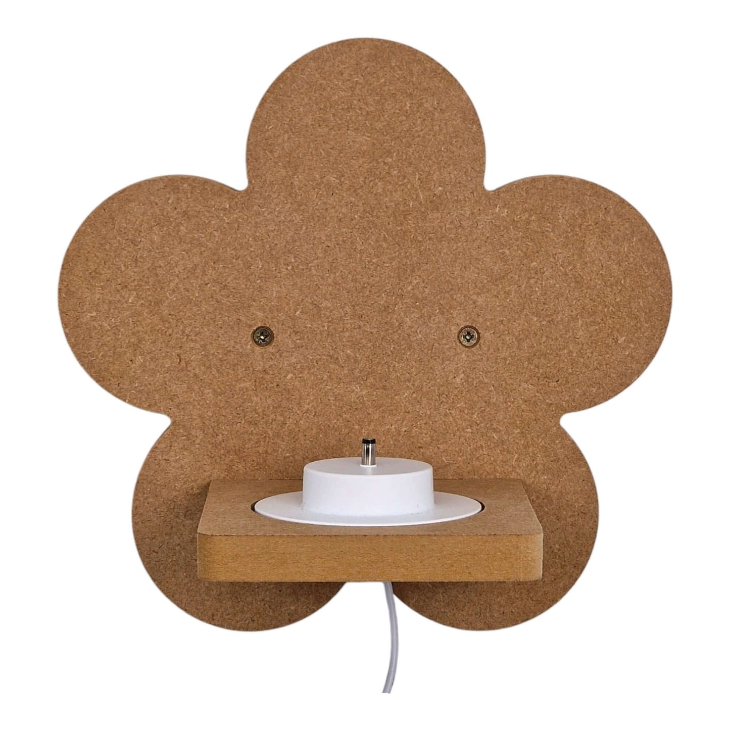 Daisy shaped display shelf for Toniebox, featuring one large MDF bracket for Tonie box storage.