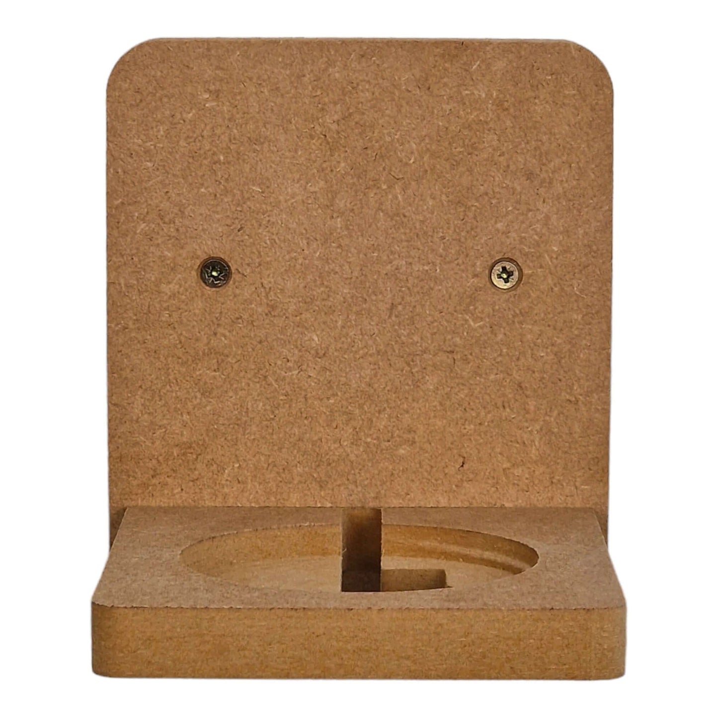 Rectangular shaped display shelf for Toniebox, featuring one large MDF bracket for Tonie box storage.