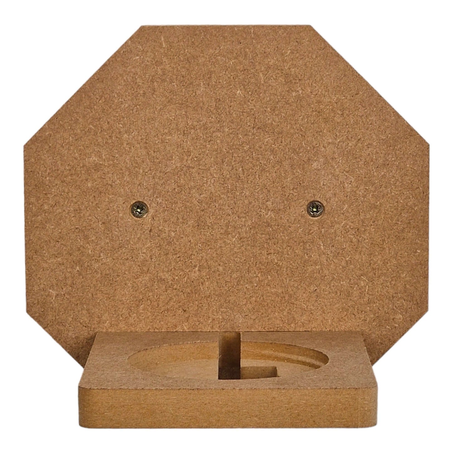 Octagon shaped display shelf for Toniebox, featuring one large MDF bracket for Tonie box storage.