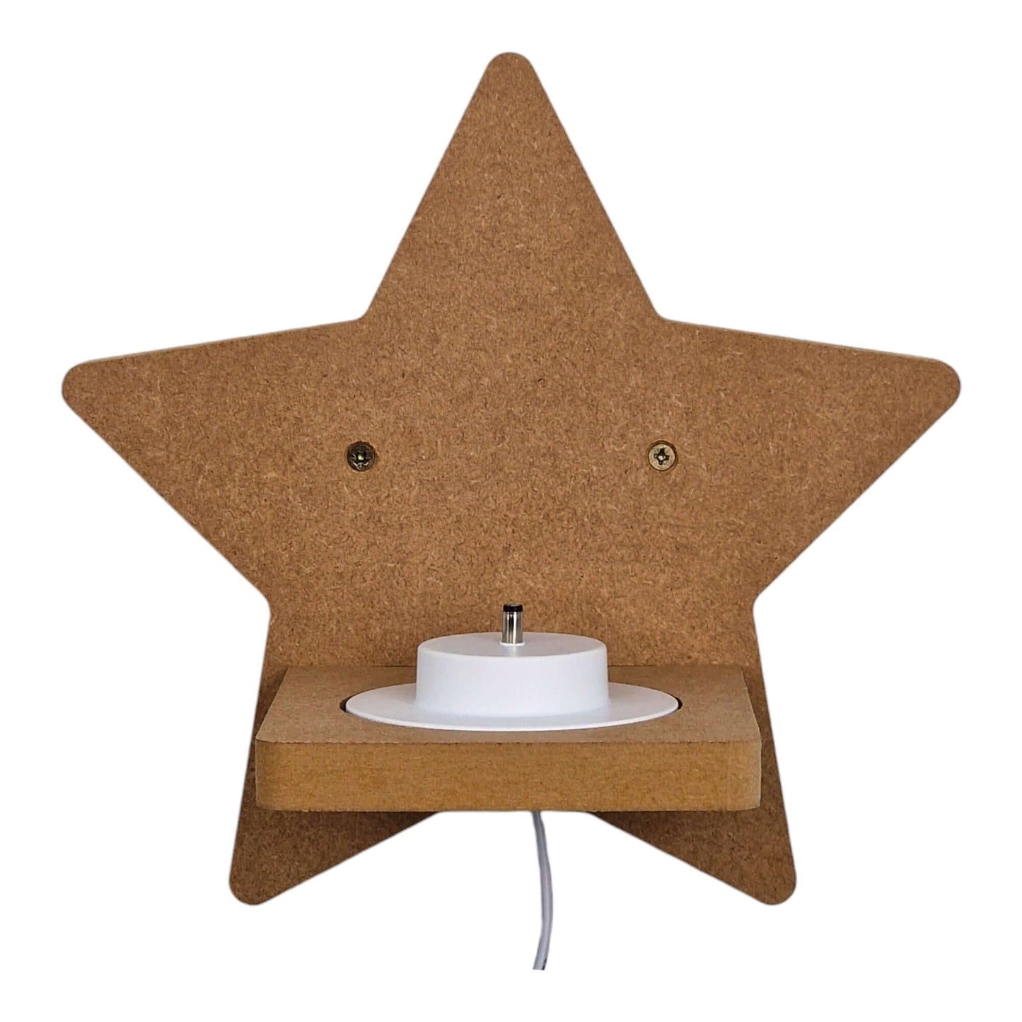 Star shaped display shelf for Toniebox, featuring one large MDF bracket for Tonie box storage.