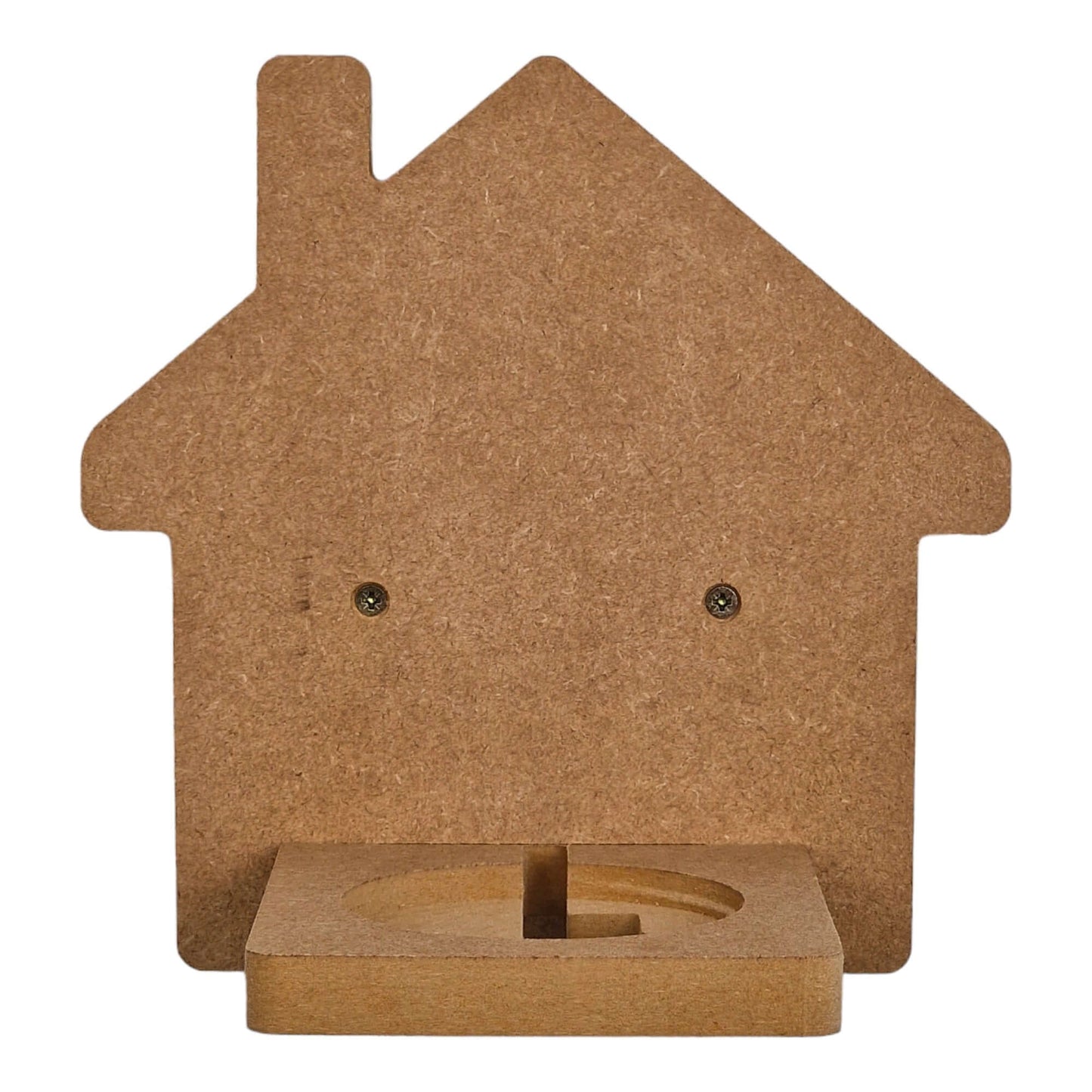House shaped display shelf for Toniebox, featuring one large MDF bracket for Tonie box storage.