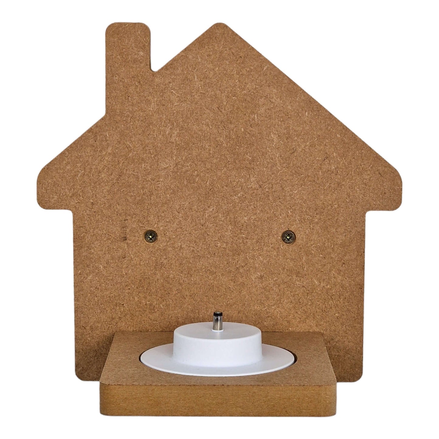 House shaped display shelf for Toniebox, featuring one large MDF bracket for Tonie box storage.
