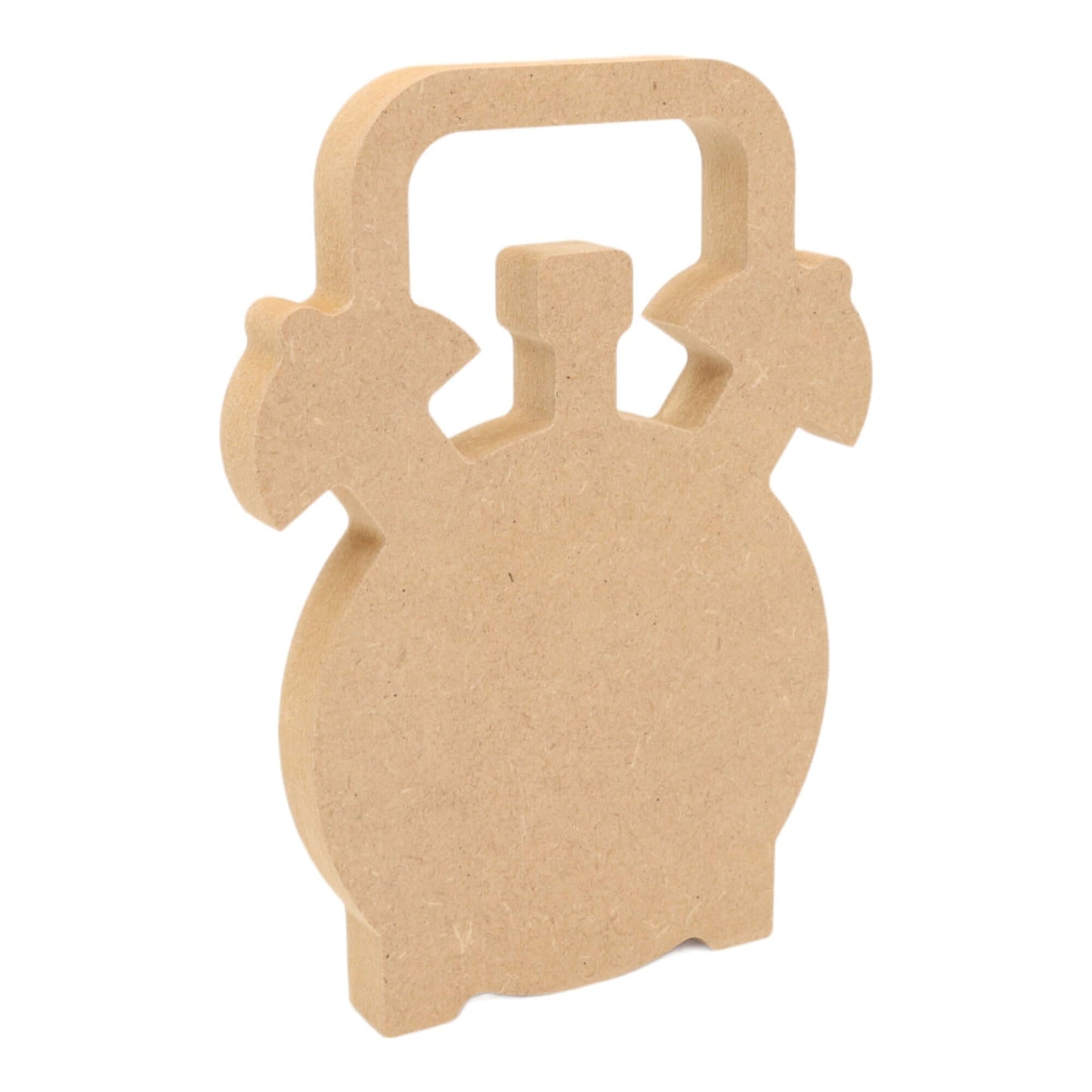 CNC routed freestanding alarm clock shapes made from MDF, quality craft shapes for DIY projects.