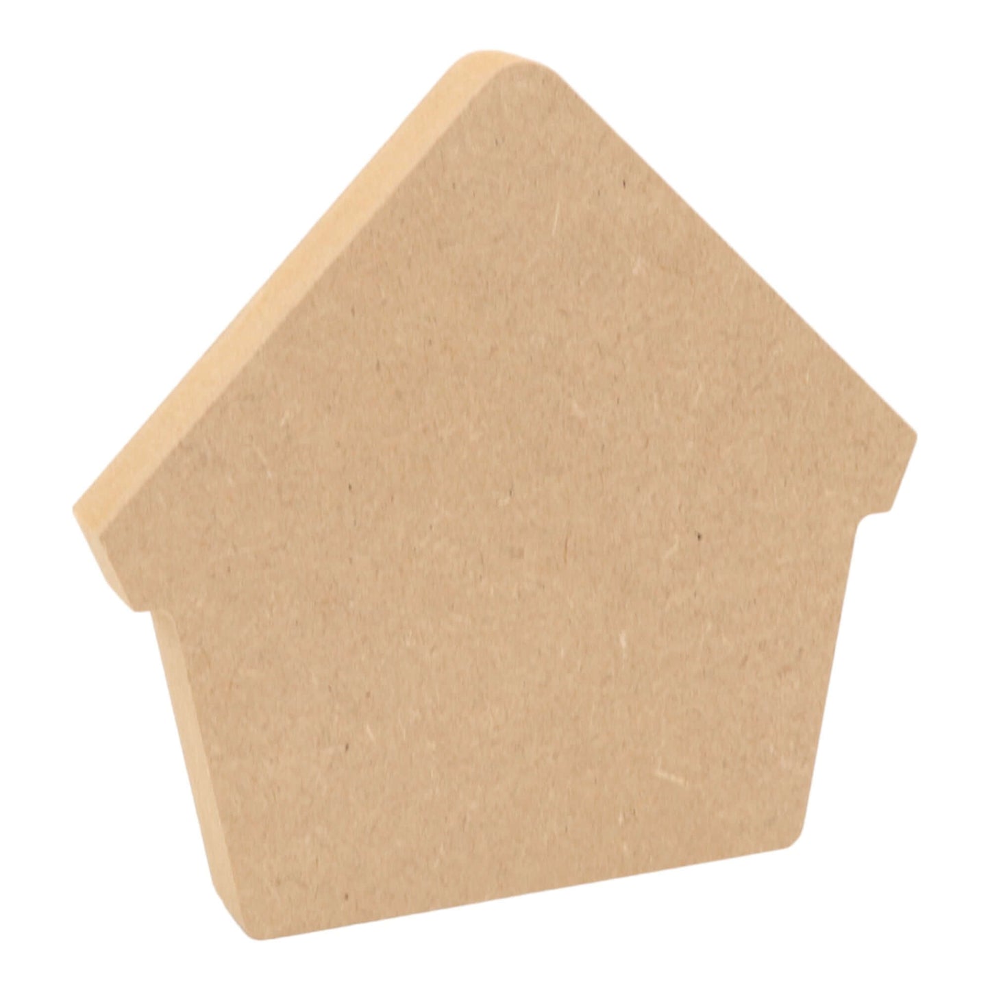 CNC routed freestanding bird house shapes made from MDF, quality craft shapes for DIY projects.