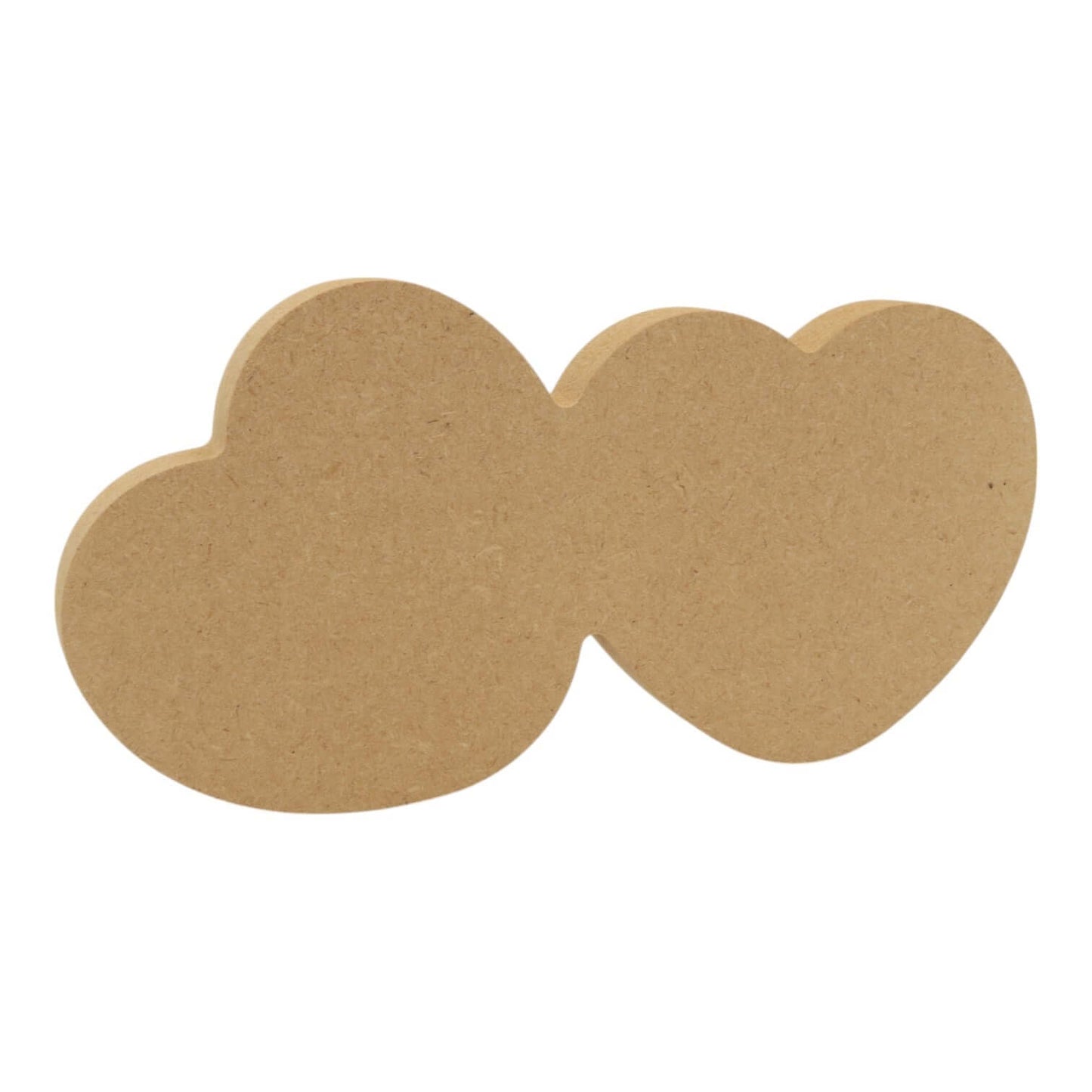 MDF Freestanding Double Heart Shape (Style 3)