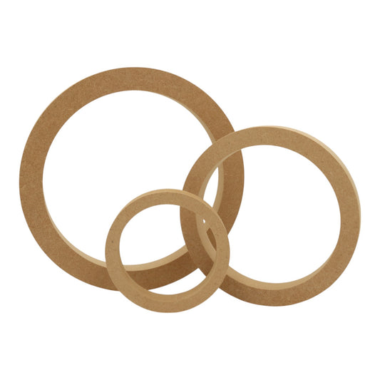 MDF Hollow Circle / Hoop Shape