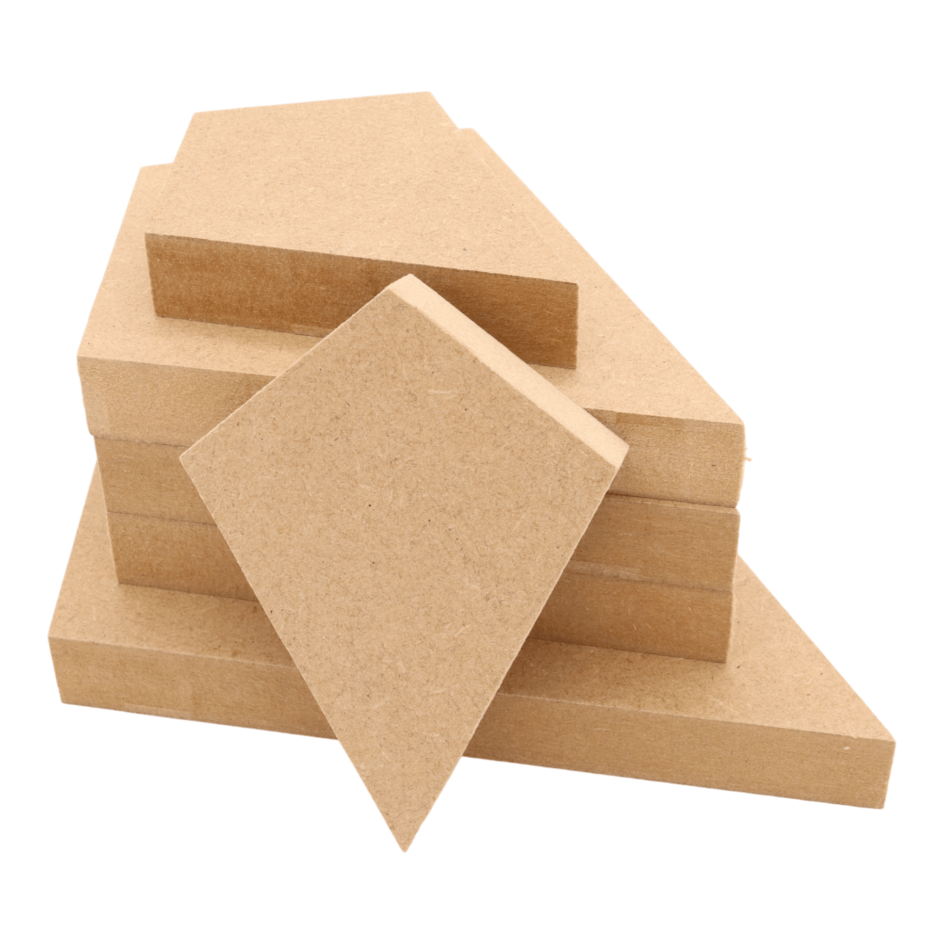 CNC routed kite shapes made from MDF, quality craft shapes for DIY projects.