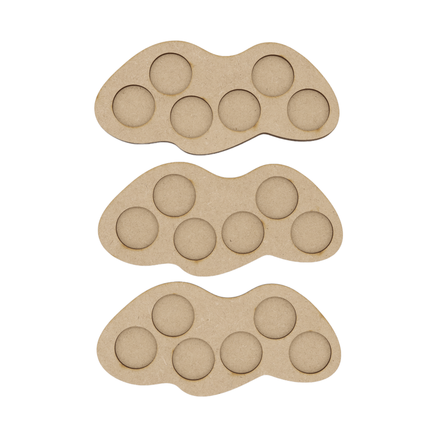 Squad of Six - 25mm Round Movement Tray