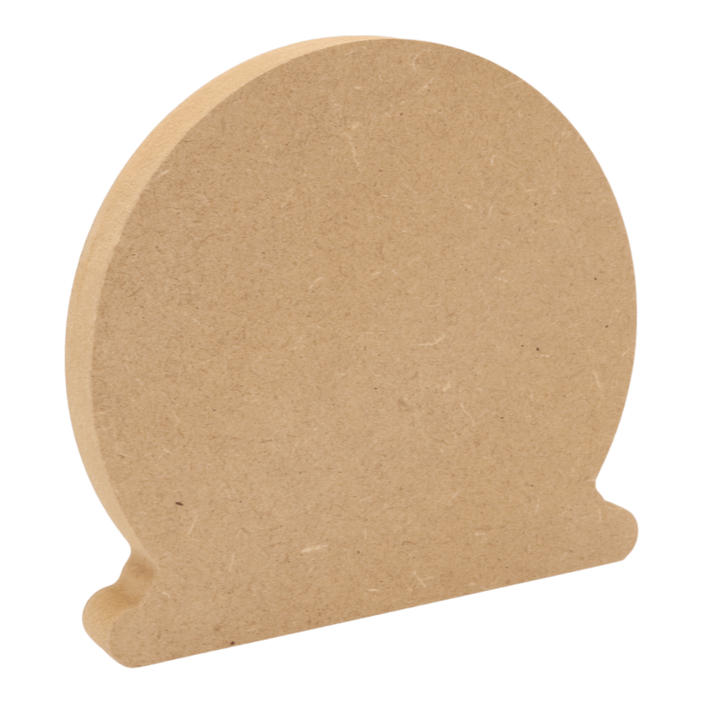 CNC routed freestanding snow globe s1 shapes made from MDF, quality craft shapes for DIY projects.