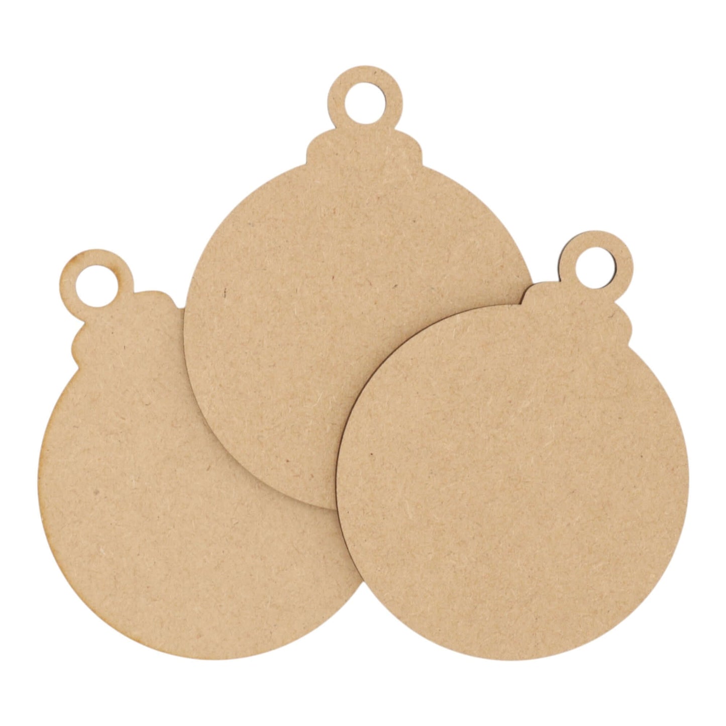 Wooden MDF Christmas Bauble Style 1