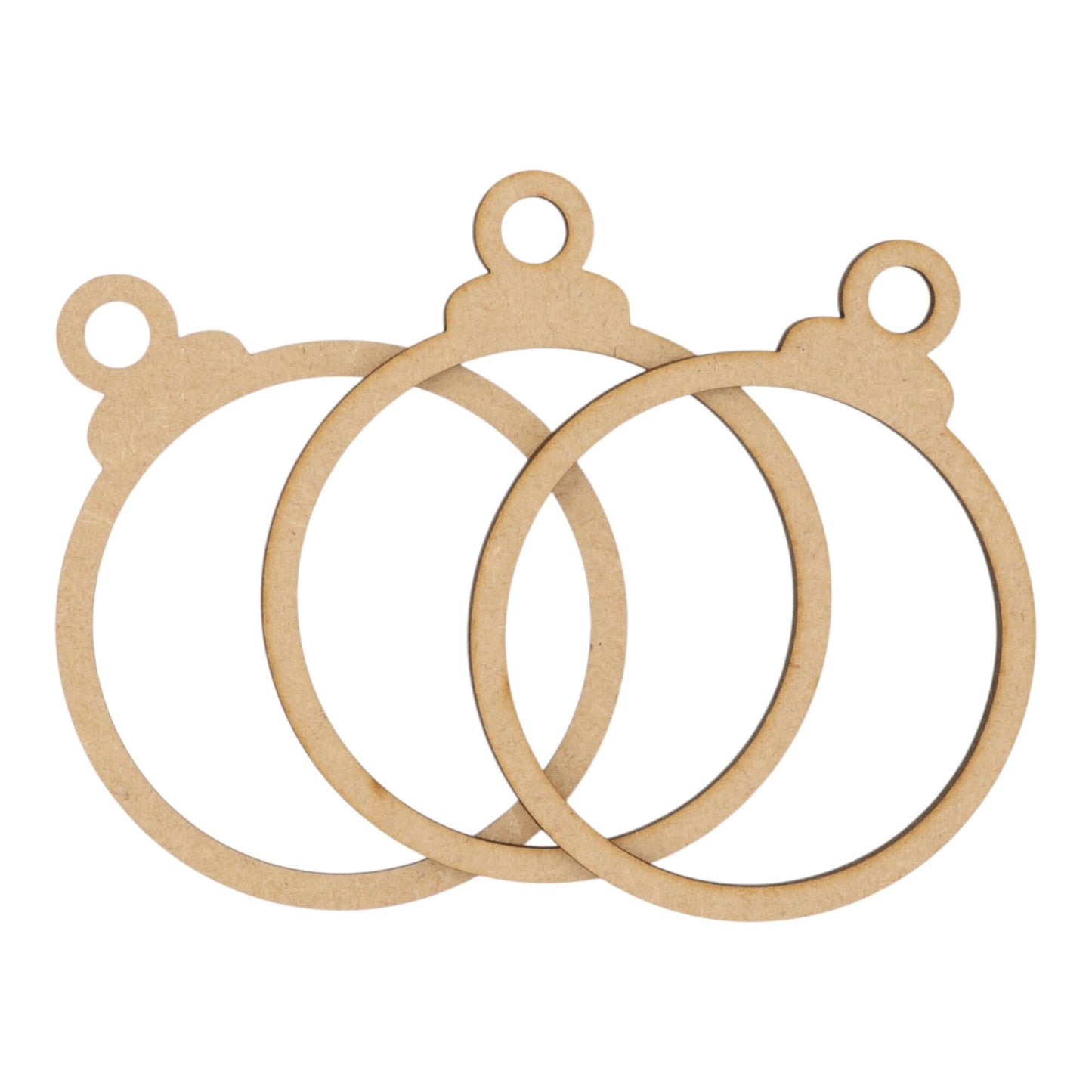 Wooden MDF Christmas Bauble Style 2