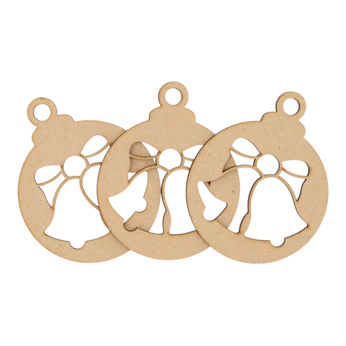 Wooden MDF Christmas Bauble Style 8