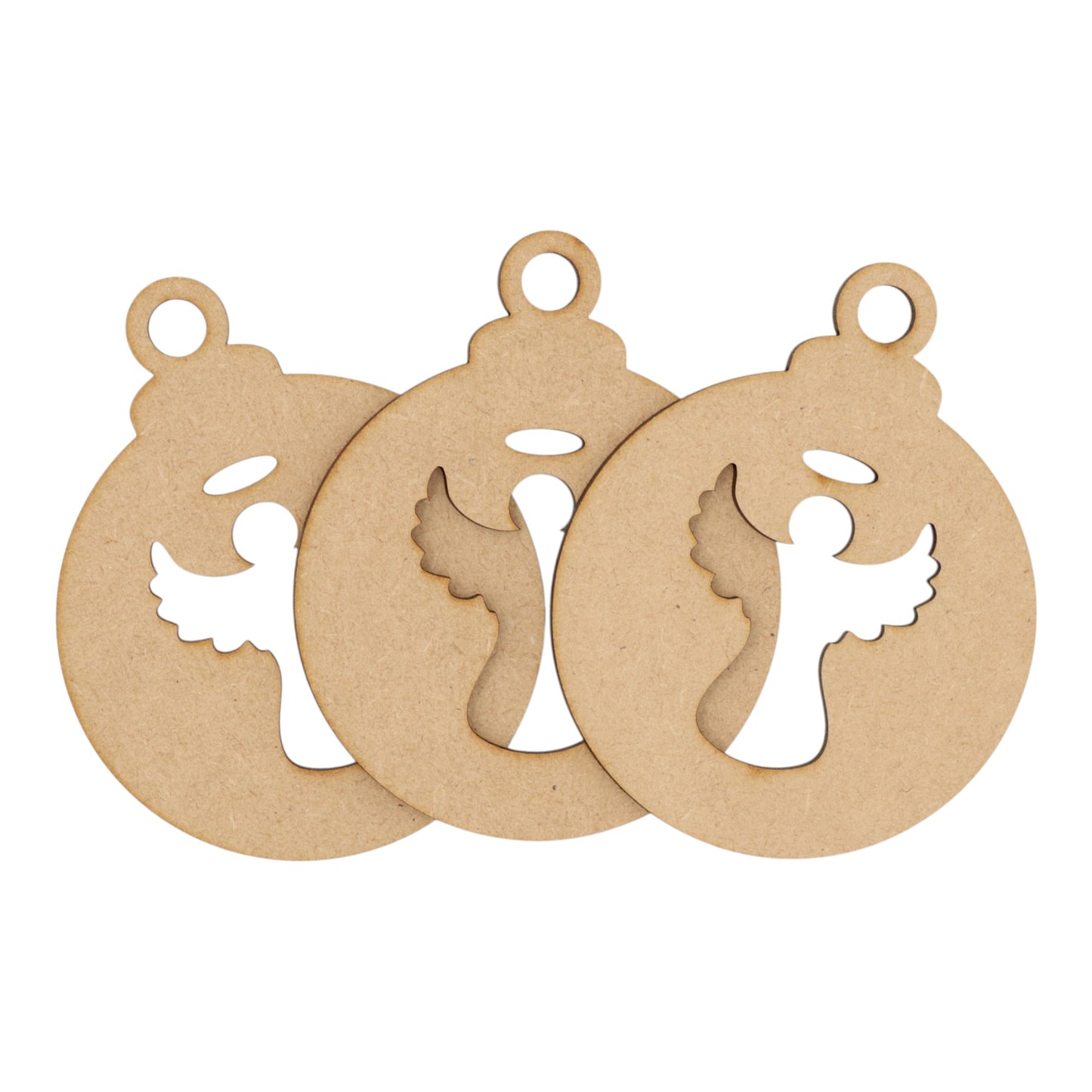 Wooden MDF Christmas Bauble Style 9