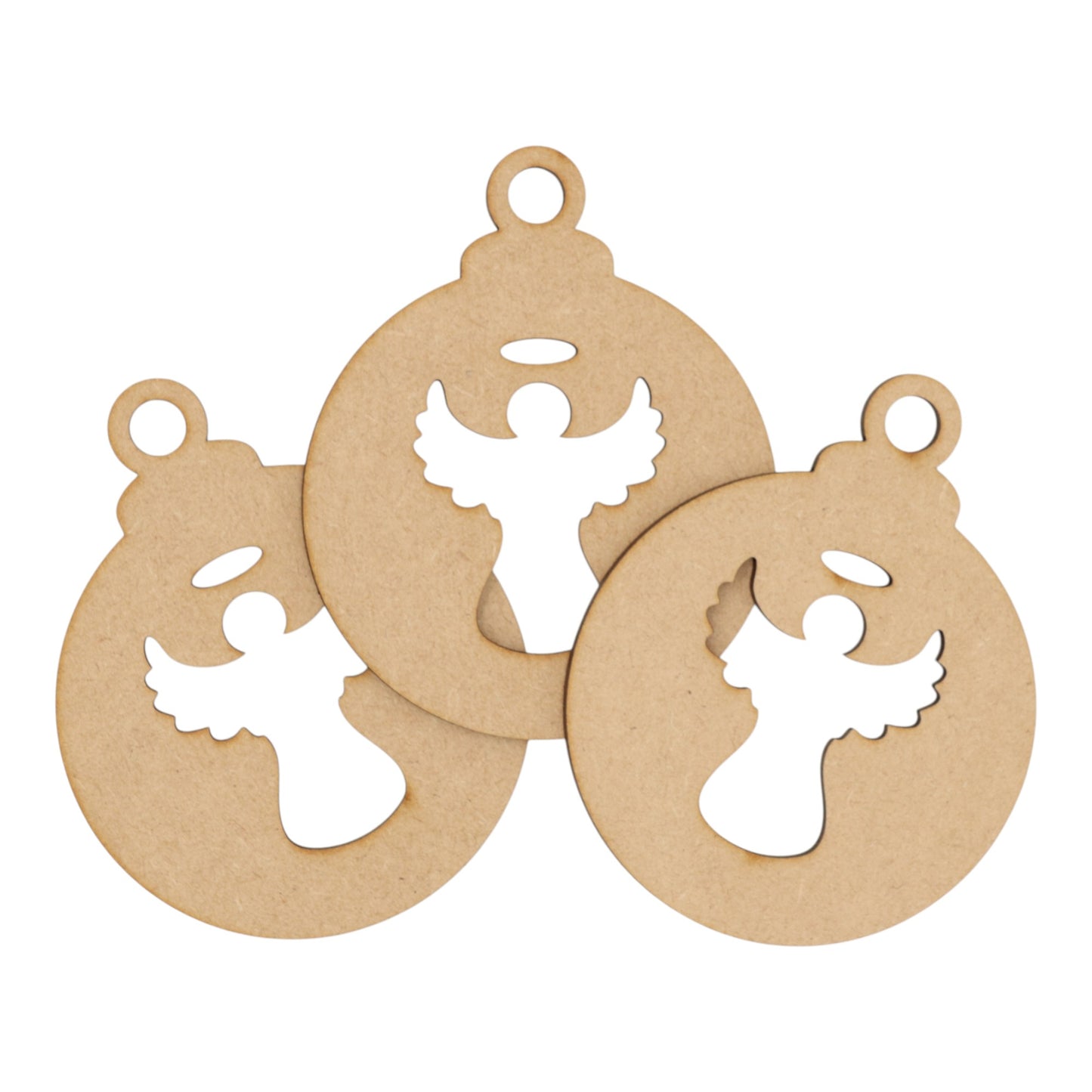 Wooden MDF Christmas Bauble Style 9