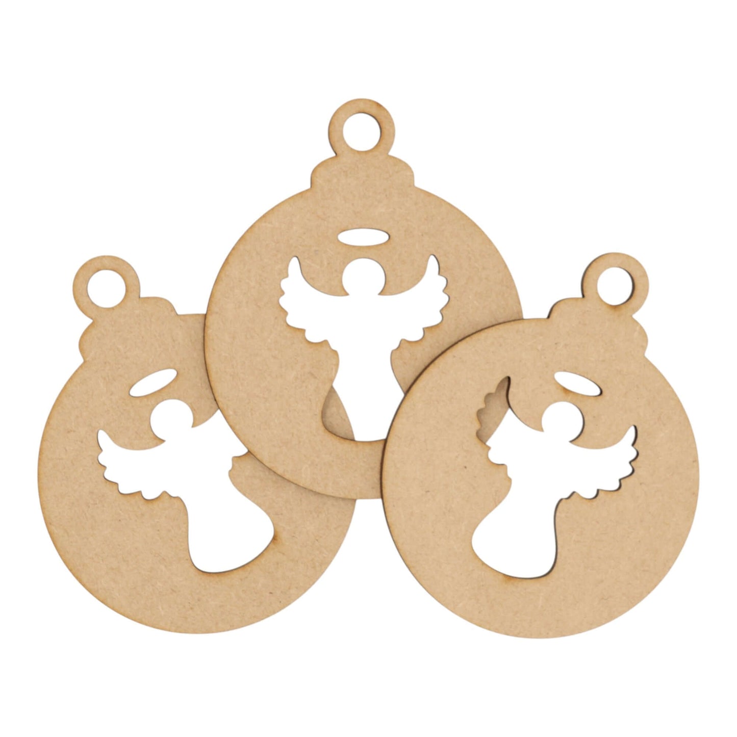 Wooden MDF Christmas Bauble Style 9
