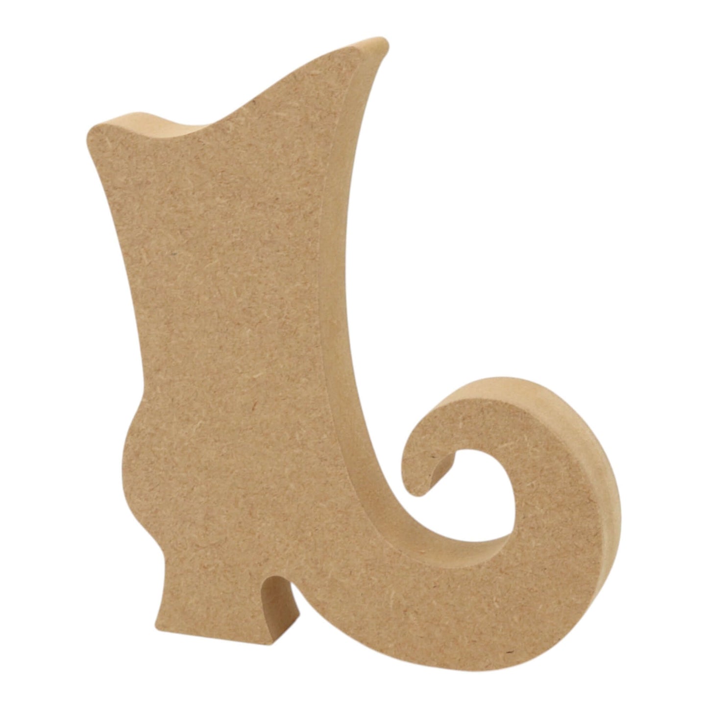 MDF Freestanding Witches Boot Shape