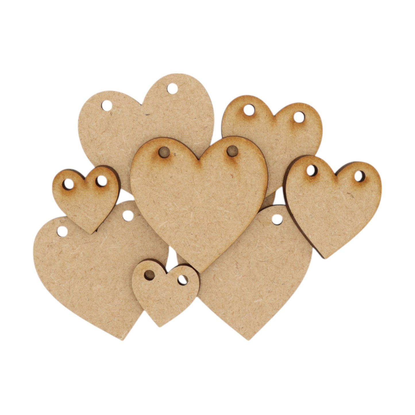 MDF Heart with Hole S3
