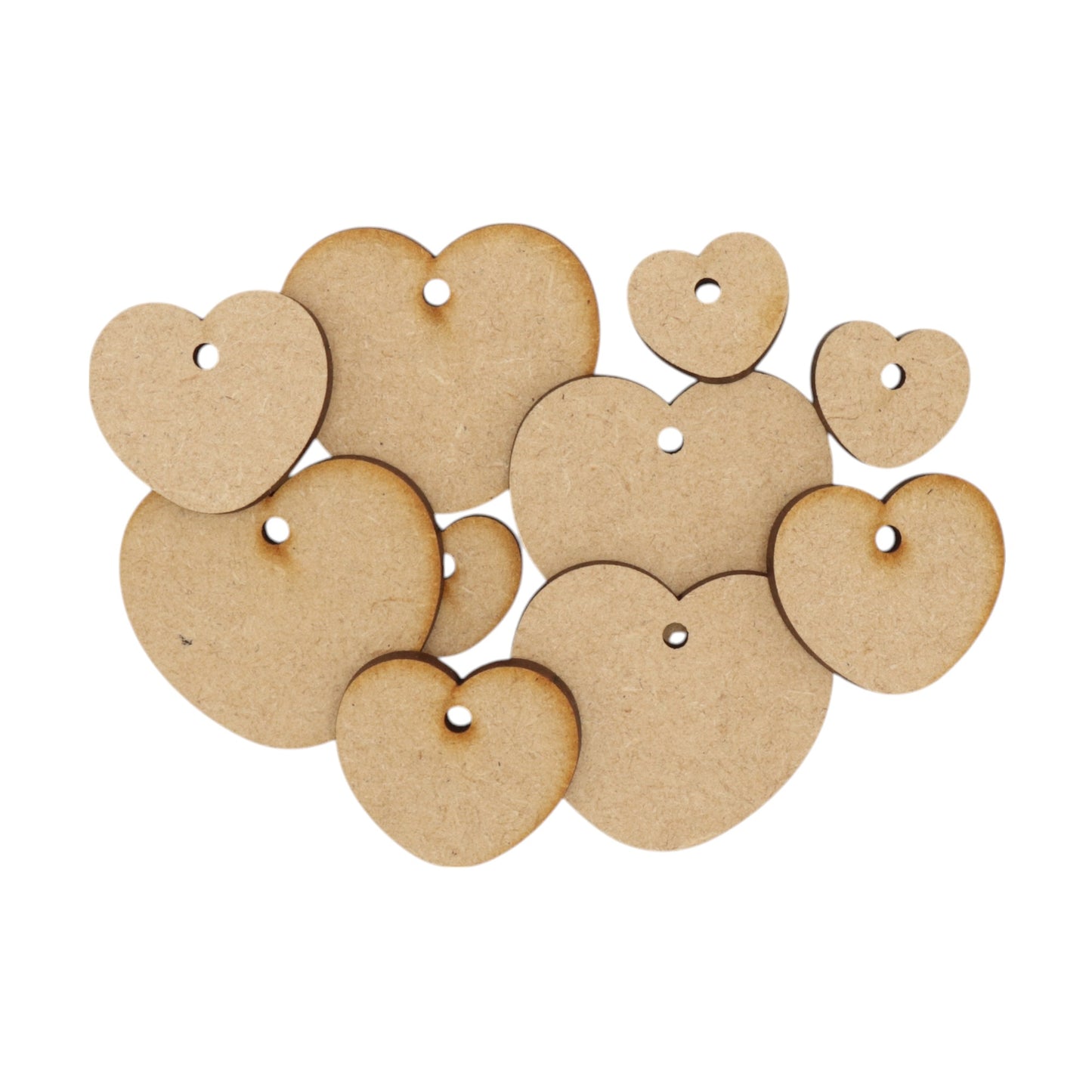 MDF Heart with Hole S6