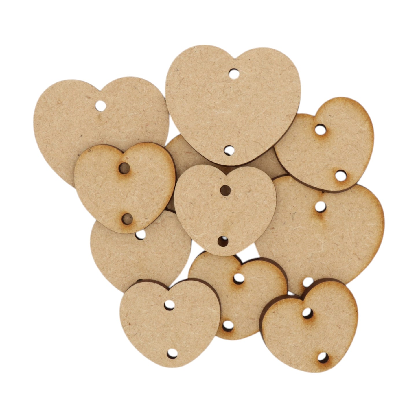 MDF Heart with Hole S8