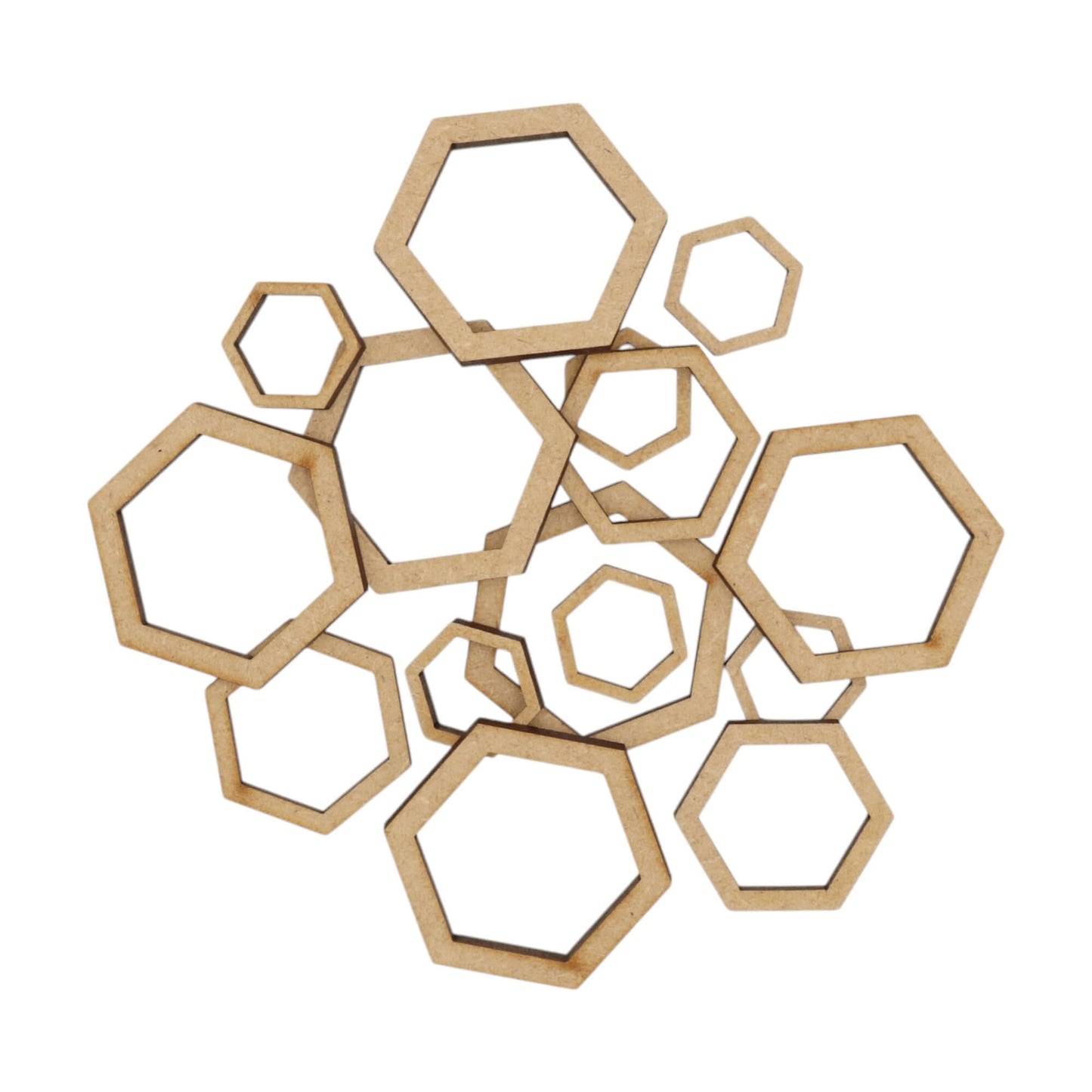 MDF Hollow Hexagon