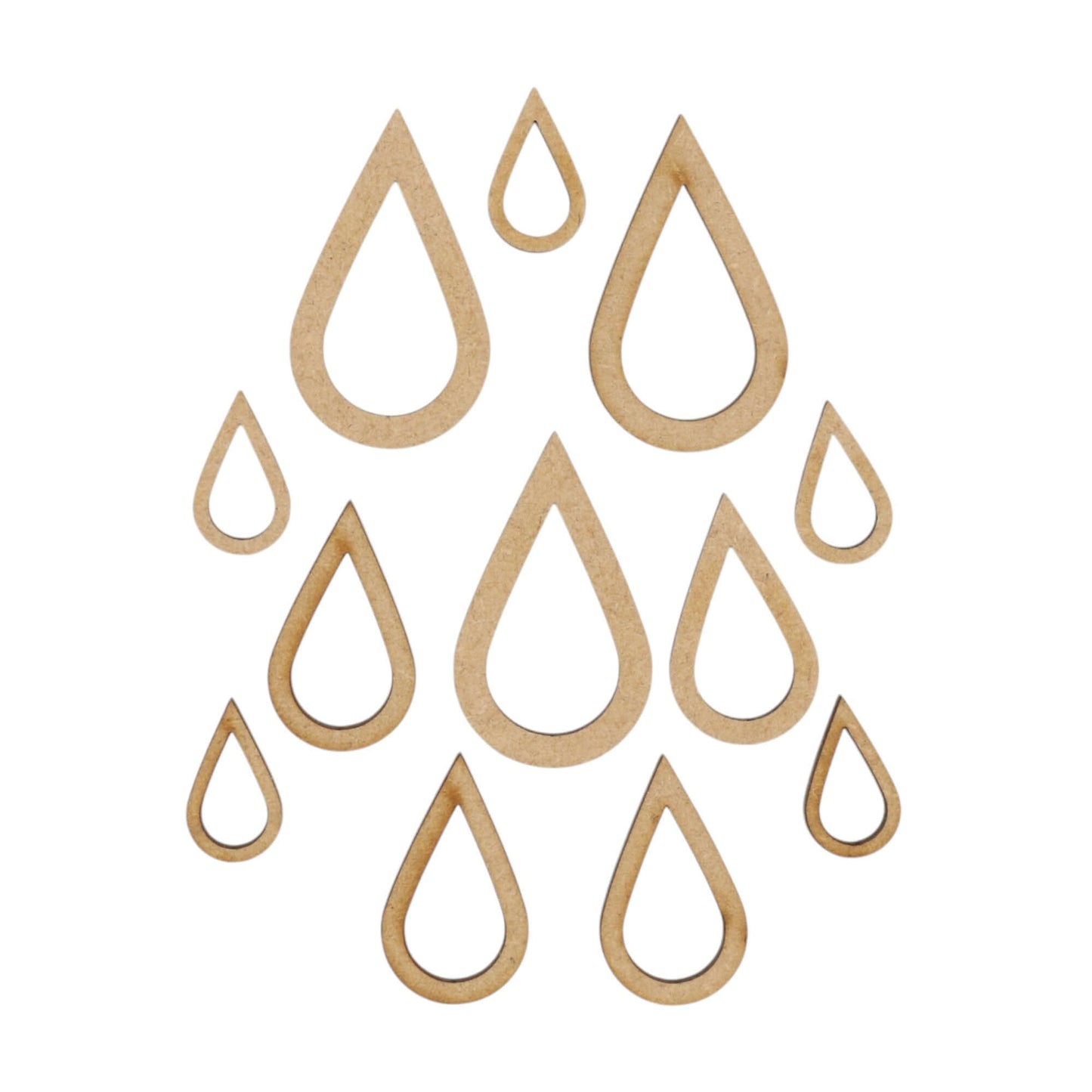 MDF Hollow Raindrop