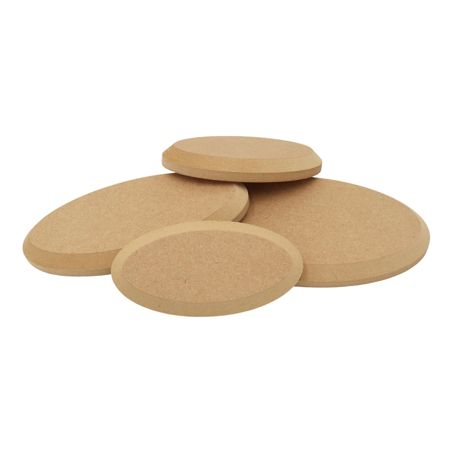 MDF Oval Plaque Shape - Chamfer Edge