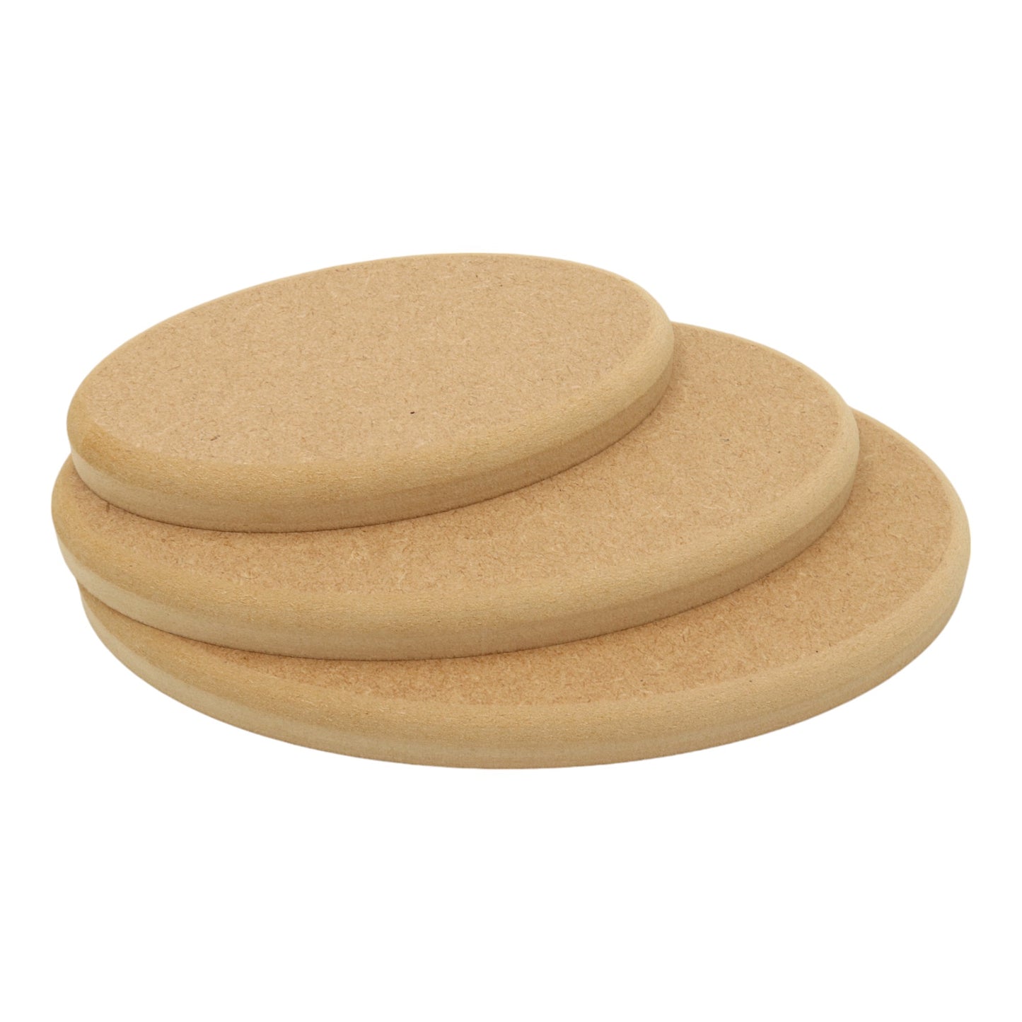 MDF Oval Plaque Shape - Round Top Edge
