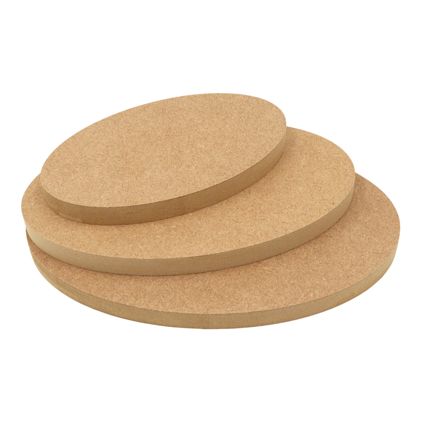 MDF Oval Plaque Shape - Square Edge