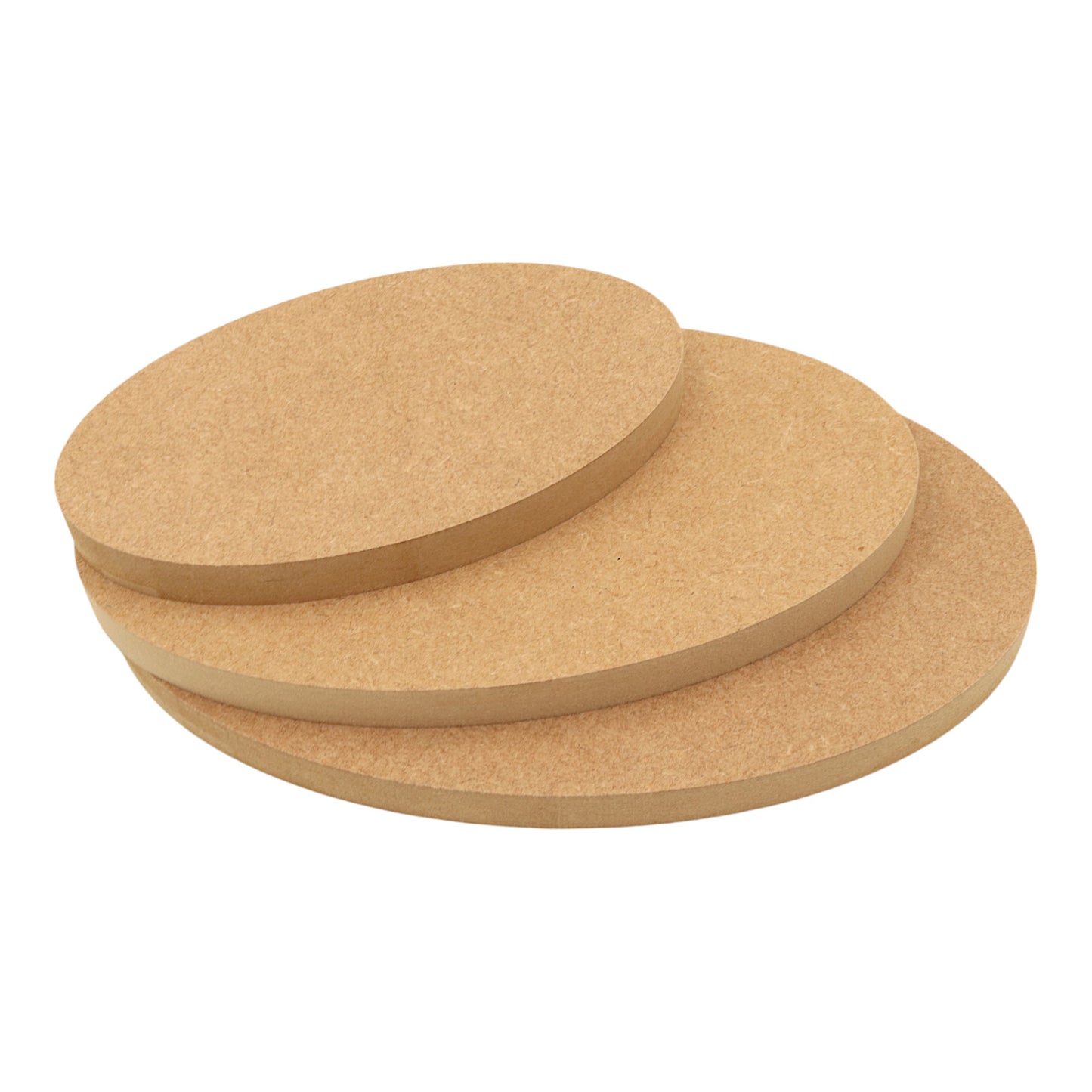 MDF Oval Plaque Shape - Square Edge