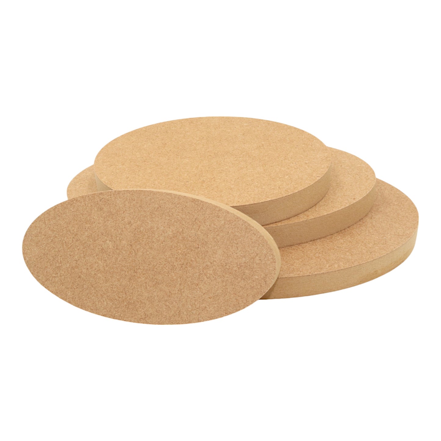 MDF Oval Plaque Shape - Square Edge