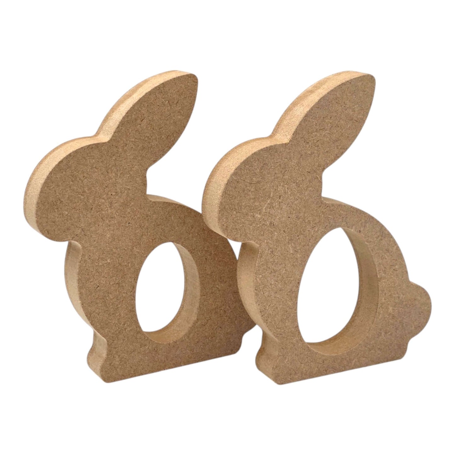 Sitting Rabbit Easter Egg Holder: adorable wooden bunny-shaped design perfect for Easter celebrations.