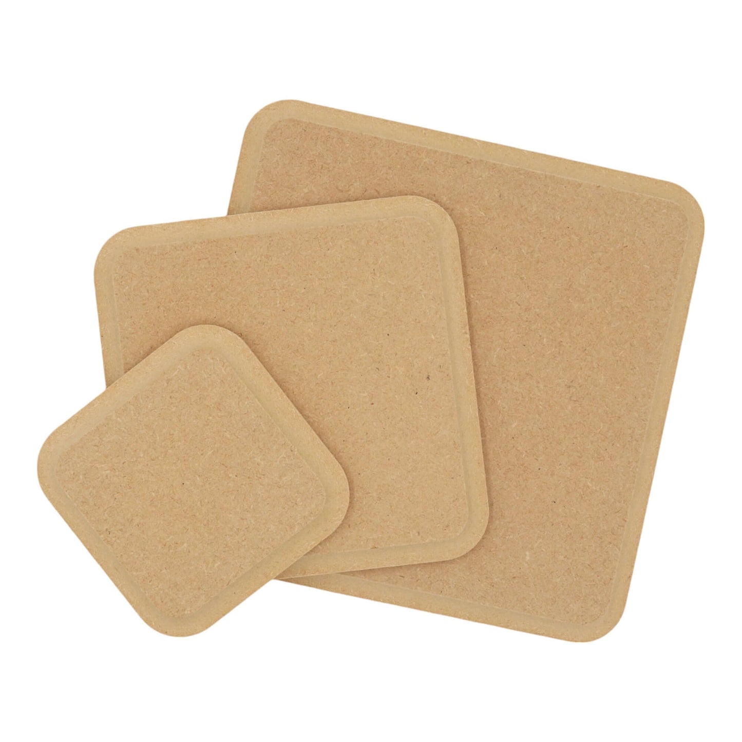 MDF Square Shape / Rounded Corners - Cove Edge