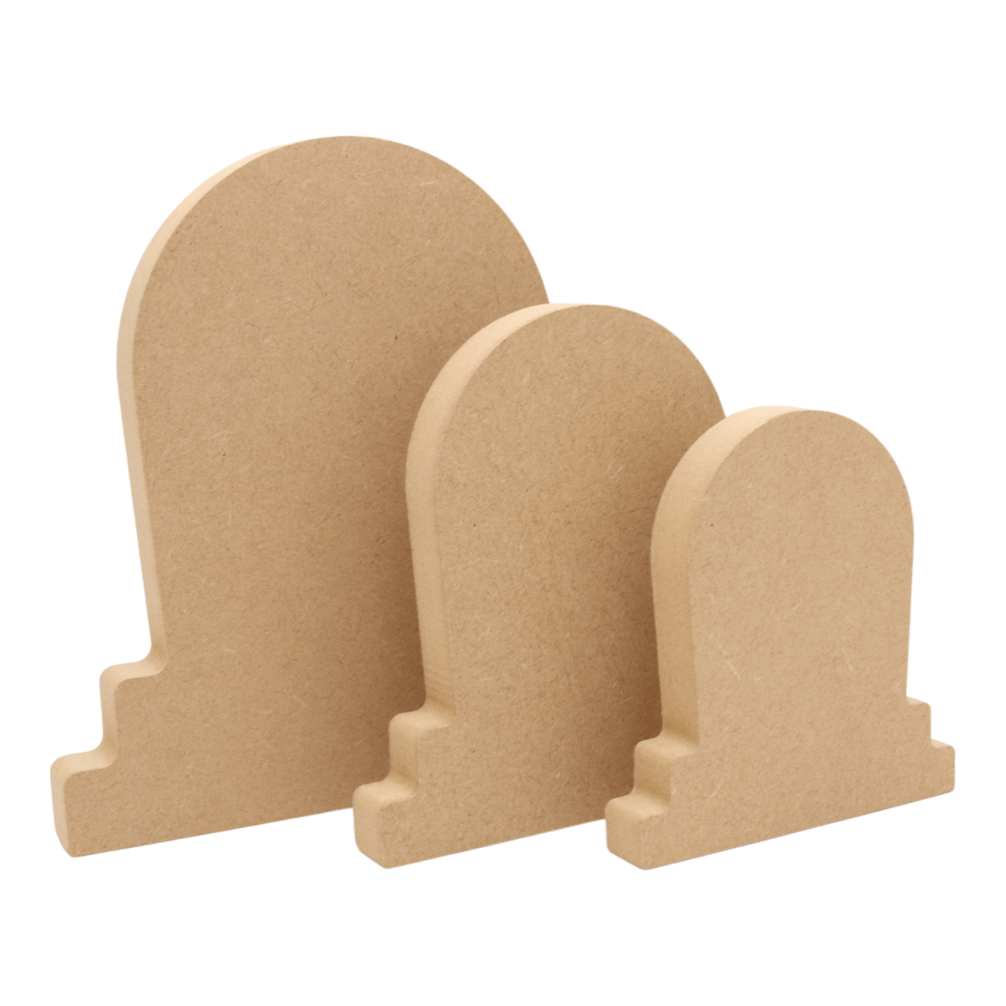 CNC Routed Freestanding MDF Gravestone Craft Shape