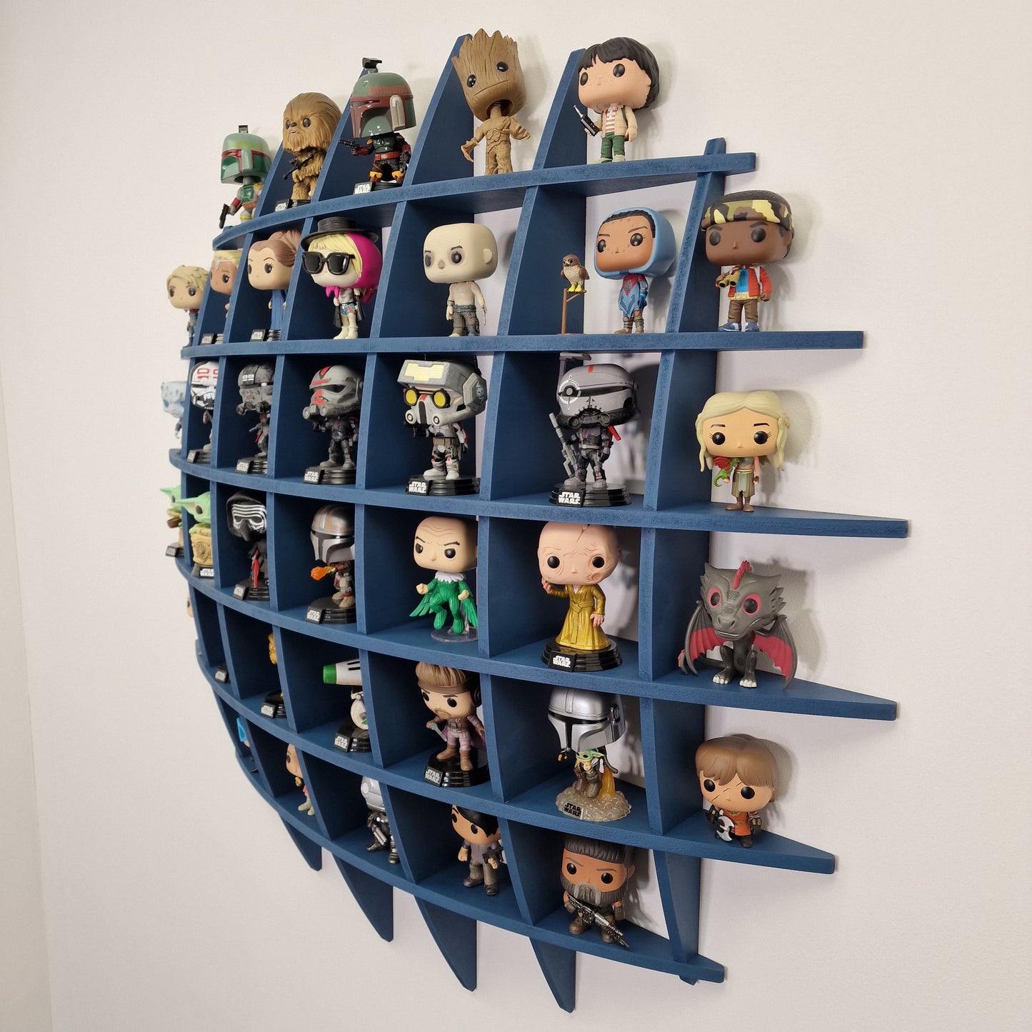 Funko Pop Round Spherical Wall Display Shelf MDF