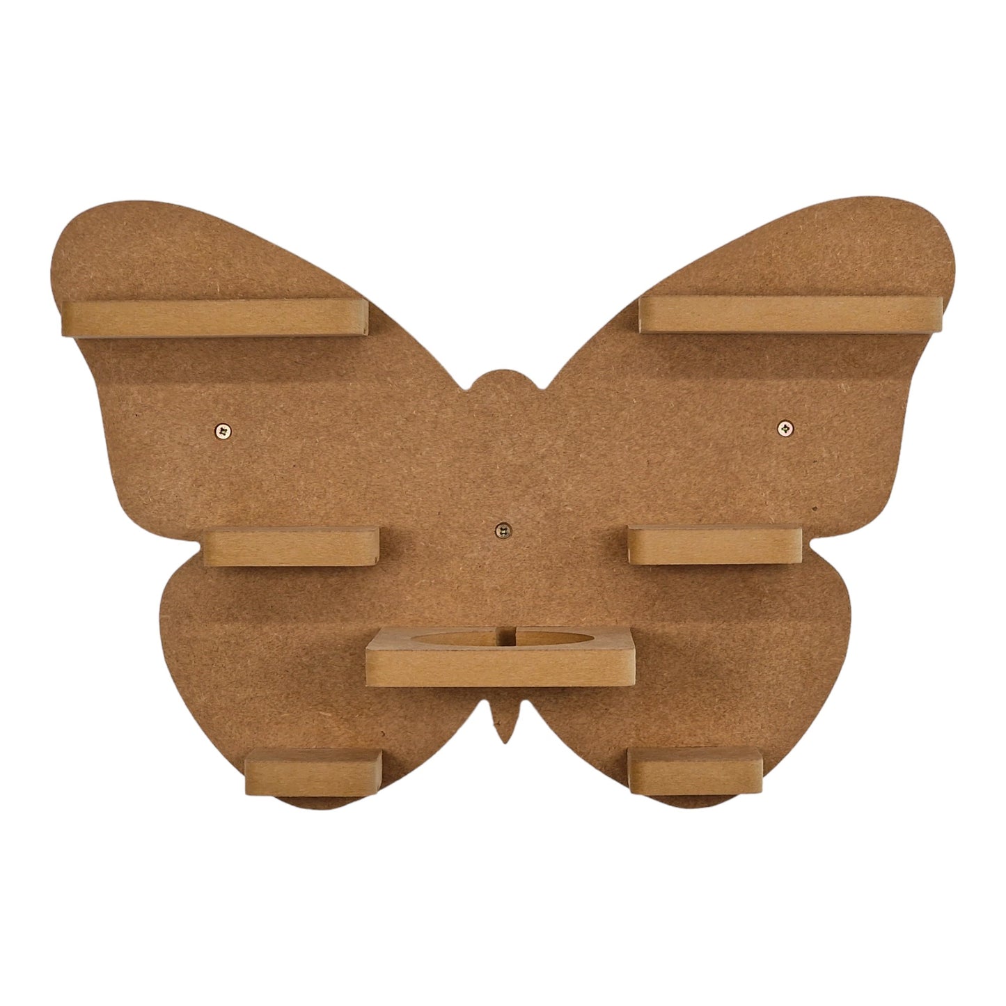 Butterfly display shelf for Toniebox, featuring one large MDF shelf for Tonie figure and box storage.