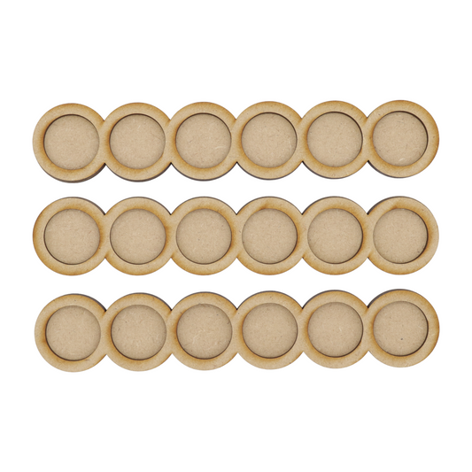 6x1 - 25mm Round Edged Movement Tray