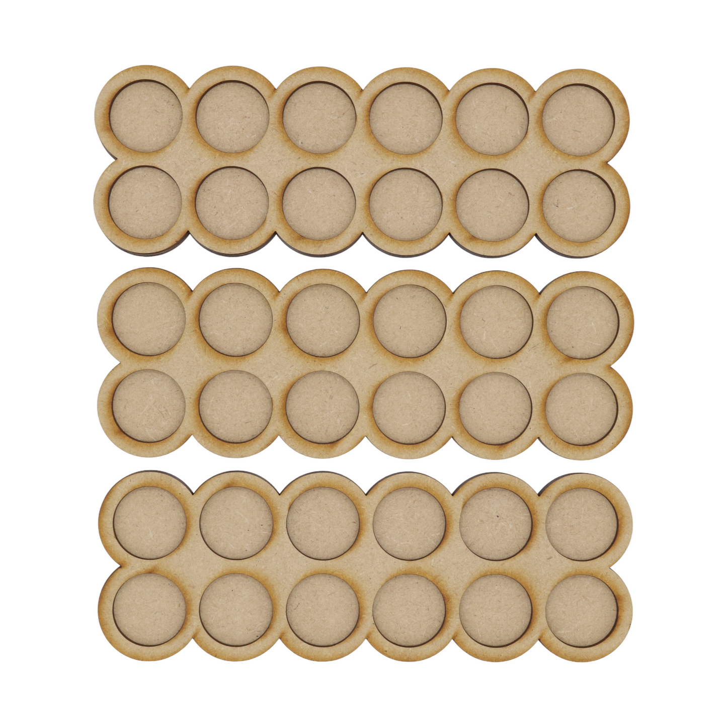 6x2 - 25mm Round Edged Movement Tray