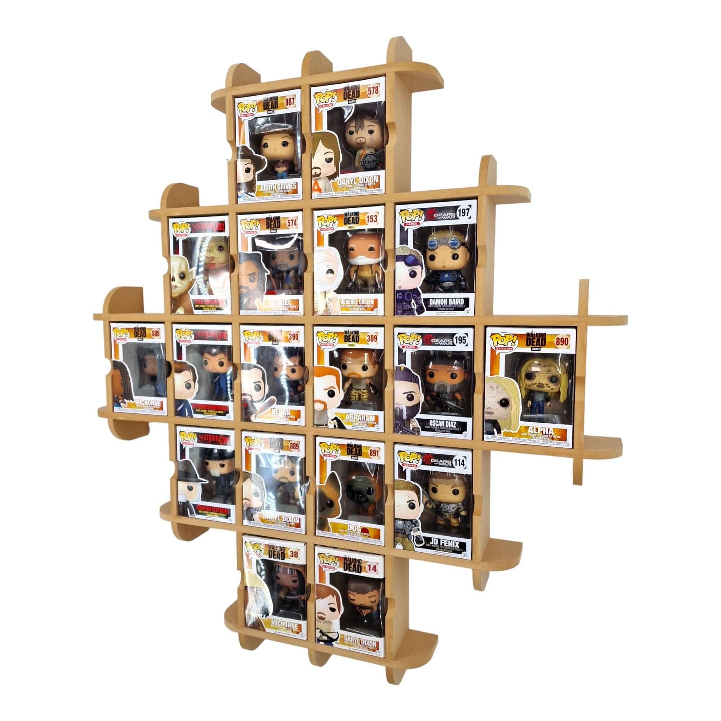 Diamond Shaped Funko Pop Display Shelf For Boxed 4 Inch Pops