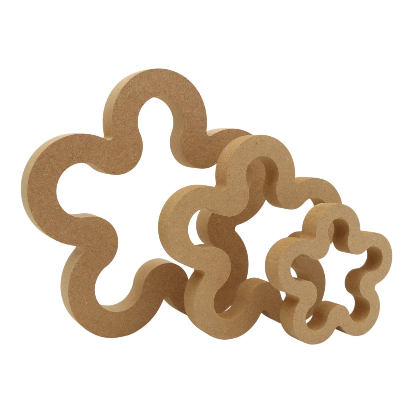 MDF Freestanding Hollow Daisy Shape
