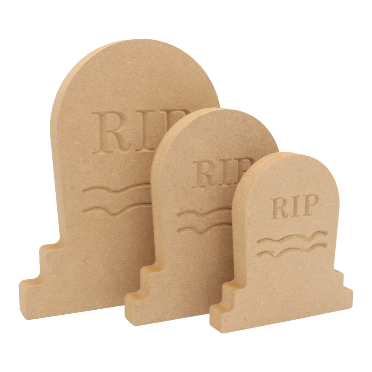 MDF Freestanding Gravestone Detailed Shape