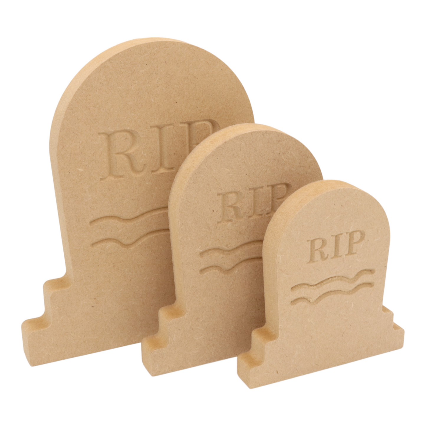 MDF Freestanding Gravestone Detailed Shape