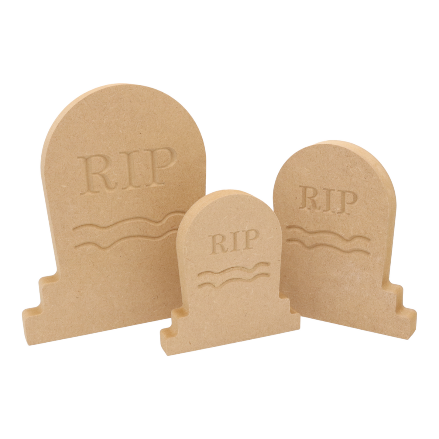 MDF Freestanding Gravestone Detailed Shape