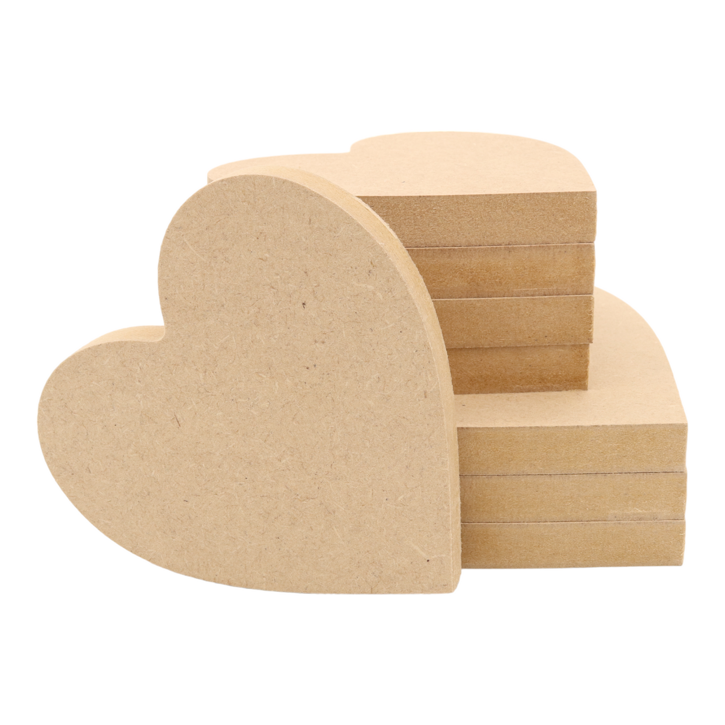 MDF Heart Shape - Square Edge