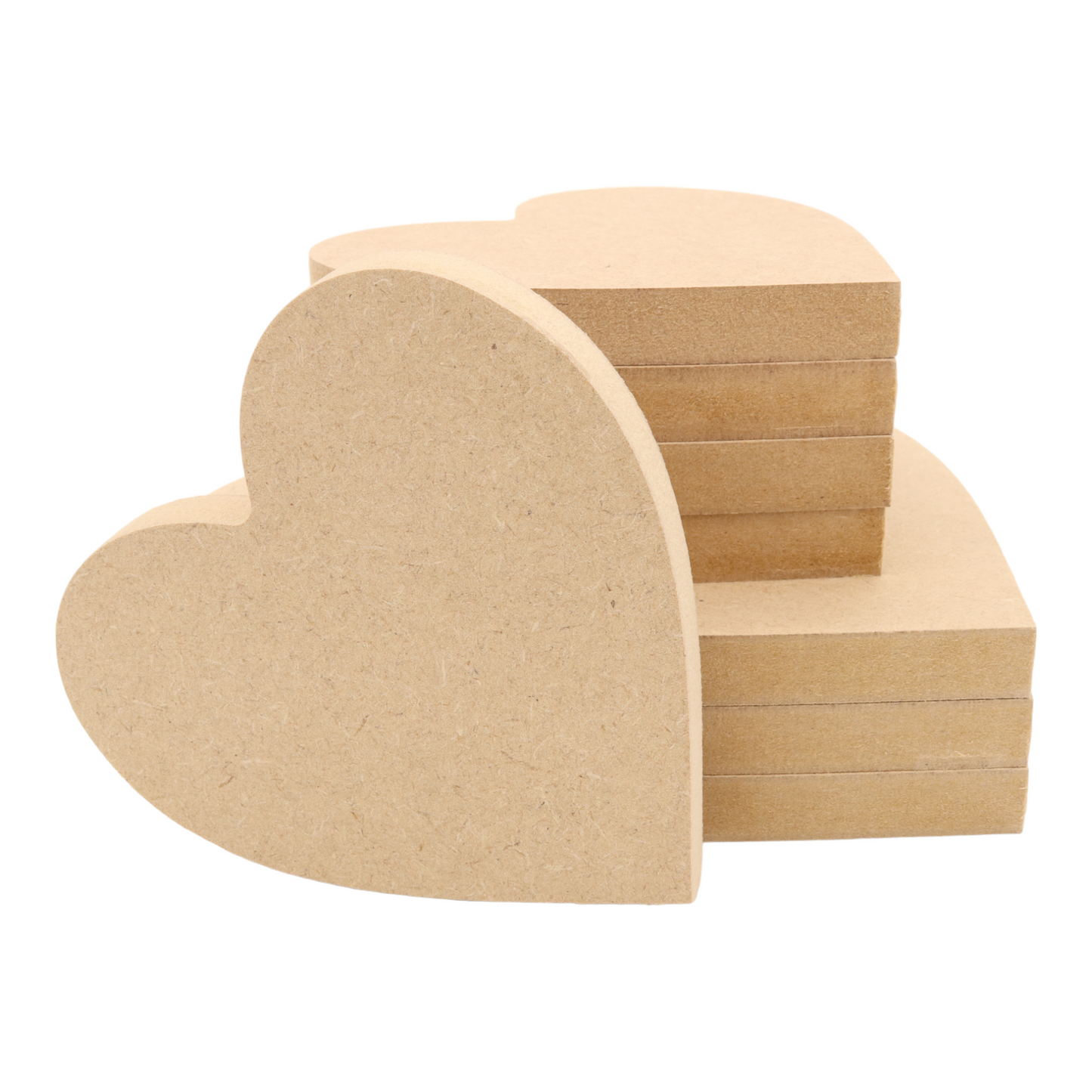 MDF Heart Shape - Square Edge