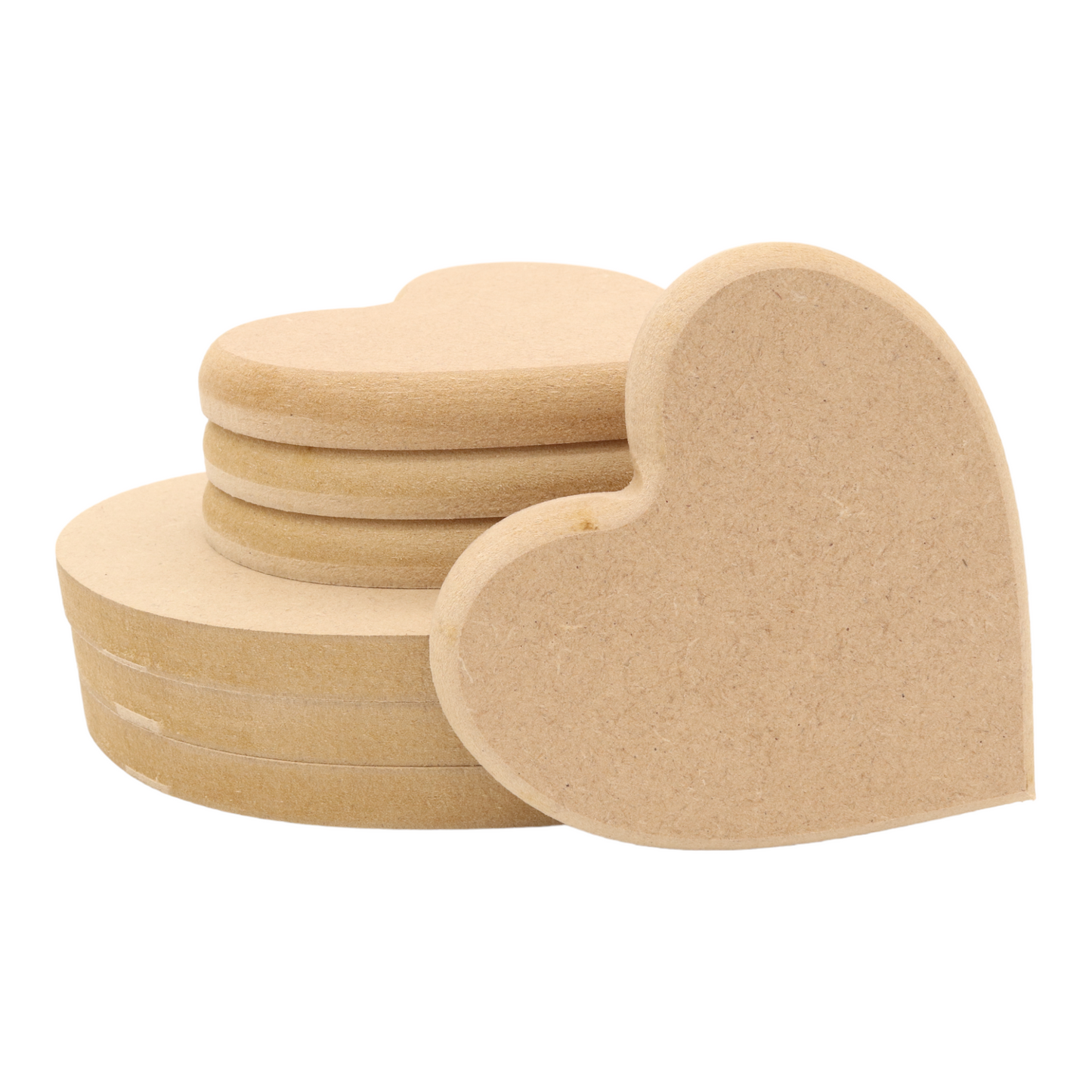 MDF Heart Shape - Round Edge