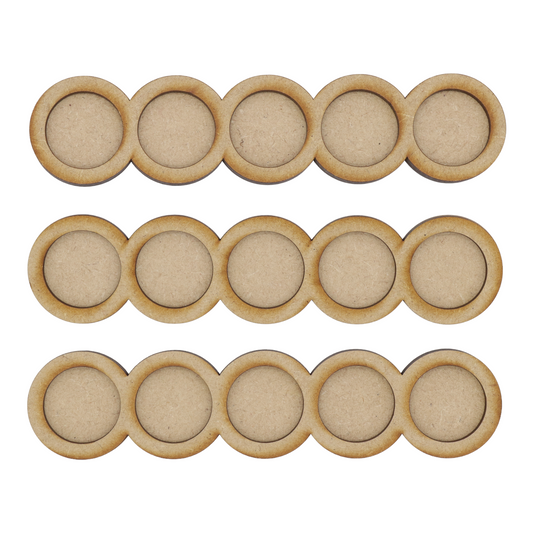 5x1 - 25mm Round Edged Movement Tray