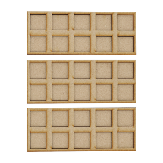 5x2 - 25mm Square Movement Tray