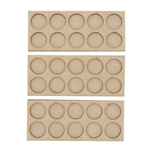 5x2 - 25mm Round Movement Tray