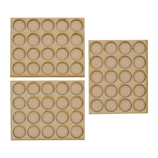 5x4 - 25mm Round Movement Tray