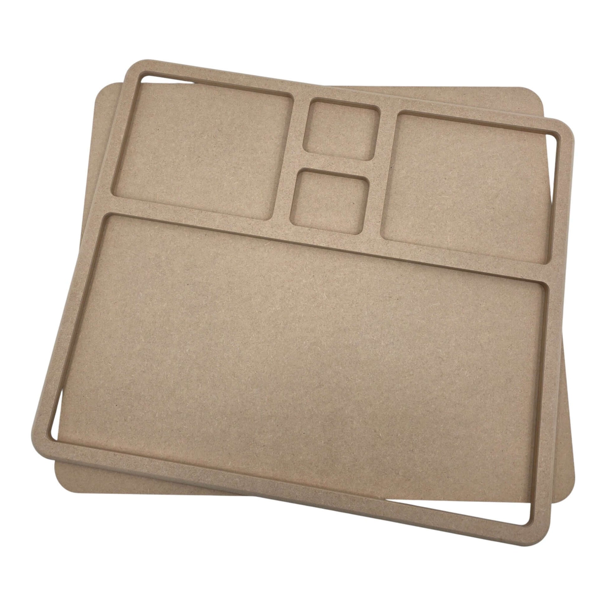 Pro-Series Large | LEGO® Compatible Sorting & Building Tray | LS5 - two sturdy trays for organizing LEGO® blocks.